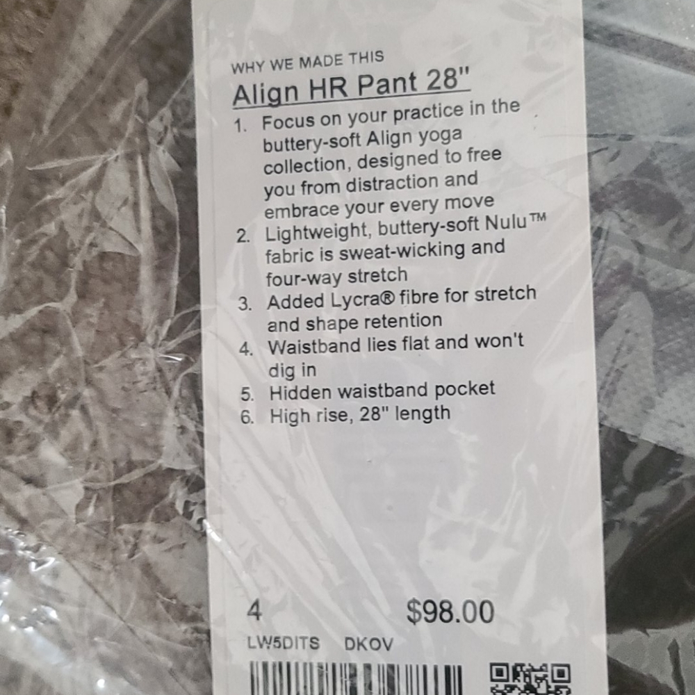 Align hr pant 28.. - Picture 3 of 7